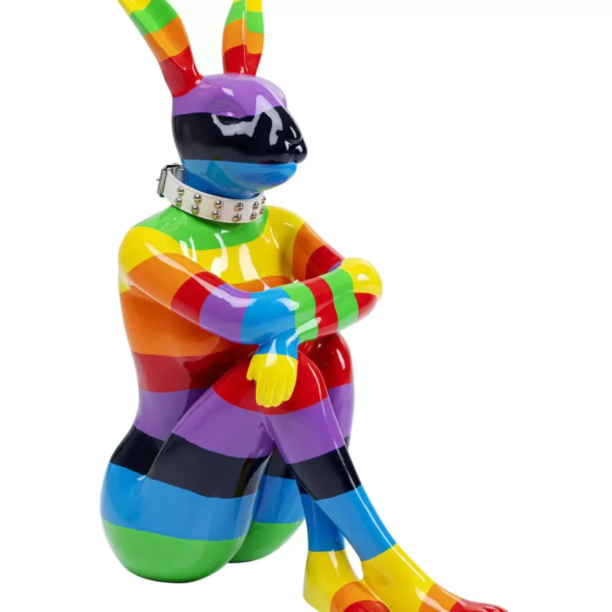 KARE Design Deko Figur Sitting Rabbit Rainbow 80- Deko & Geschenkartikel