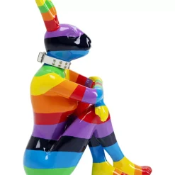 KARE Design Deko Figur Sitting Rabbit Rainbow 80- Deko & Geschenkartikel