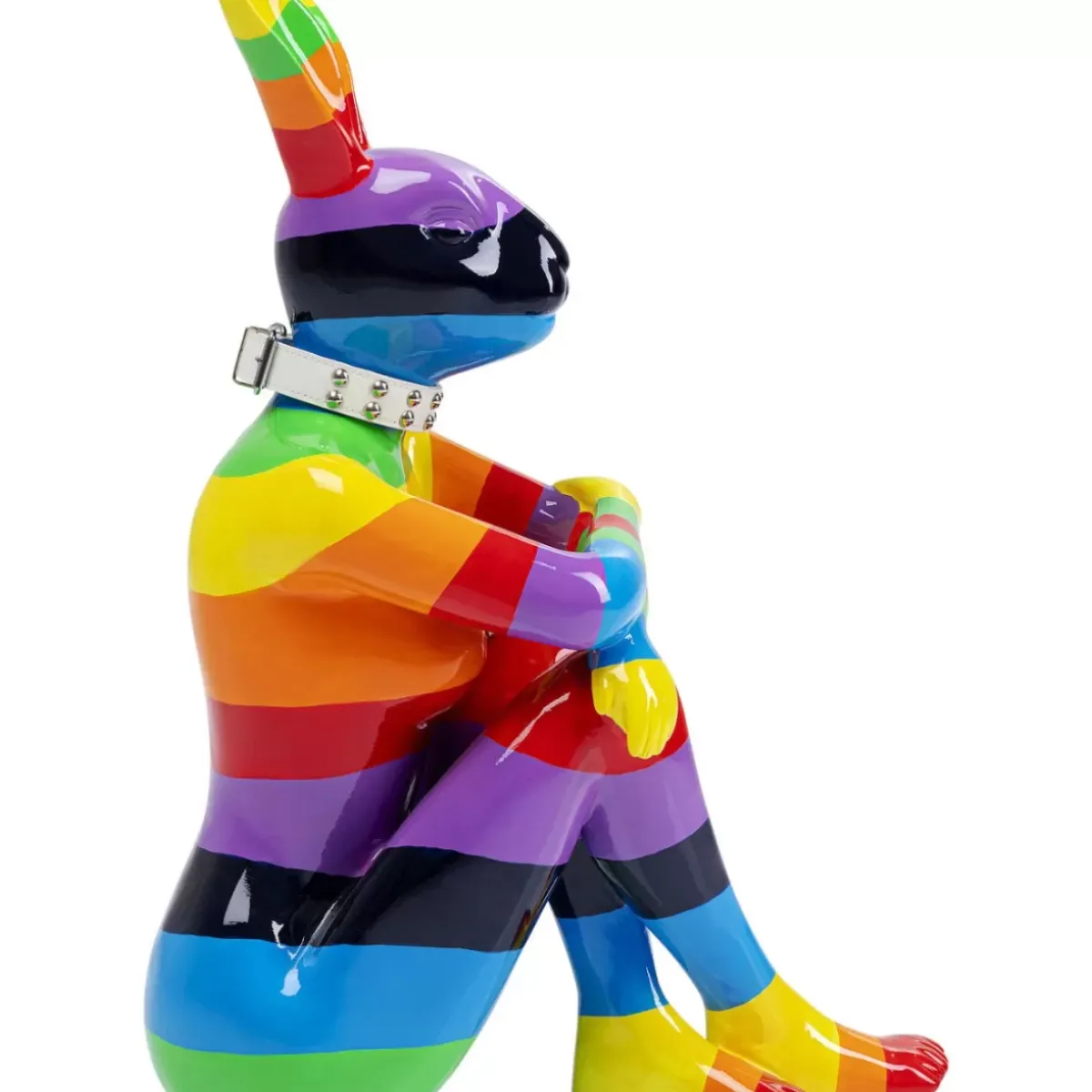 KARE Design Deko Figur Sitting Rabbit Rainbow 80- Deko & Geschenkartikel