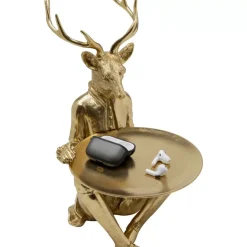 KARE Design Deko Figur Sitting Waiter Deer 33Cm- Deko & Geschenkartikel