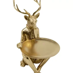 KARE Design Deko Figur Sitting Waiter Deer 33Cm- Deko & Geschenkartikel