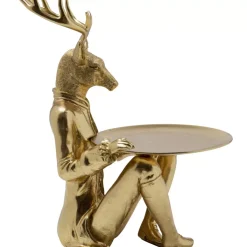 KARE Design Deko Figur Sitting Waiter Deer 33Cm- Deko & Geschenkartikel