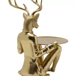 KARE Design Deko Figur Sitting Waiter Deer 33Cm- Deko & Geschenkartikel