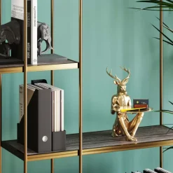 KARE Design Deko Figur Sitting Waiter Deer 33Cm- Deko & Geschenkartikel