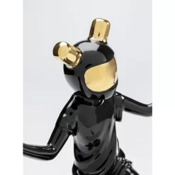KARE Design Deko Figur Skating Astronaut Schwarz 21Cm- Deko & Geschenkartikel