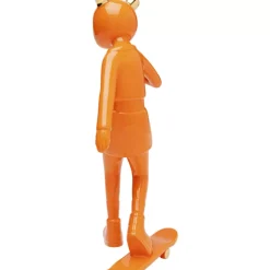 KARE Design Deko Figur Skating Astronaut Orange 33Cm- Deko & Geschenkartikel