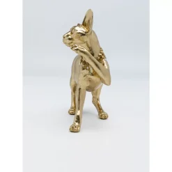 KARE Design Deko Figur Standing Cat Audrey Gold 29Cm- Deko & Geschenkartikel