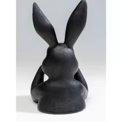 KARE Design Deko Figur Sweet Rabbit Schwarz 23Cm- Deko & Geschenkartikel