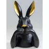 KARE Design Deko Figur Sweet Rabbit Schwarz 31Cm- Deko & Geschenkartikel