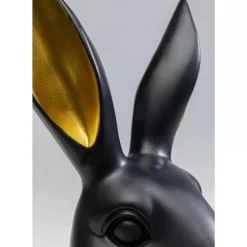 KARE Design Deko Figur Sweet Rabbit Schwarz 31Cm- Deko & Geschenkartikel