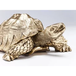 KARE Design Deko Figur Turtle Gold Klein- Deko & Geschenkartikel