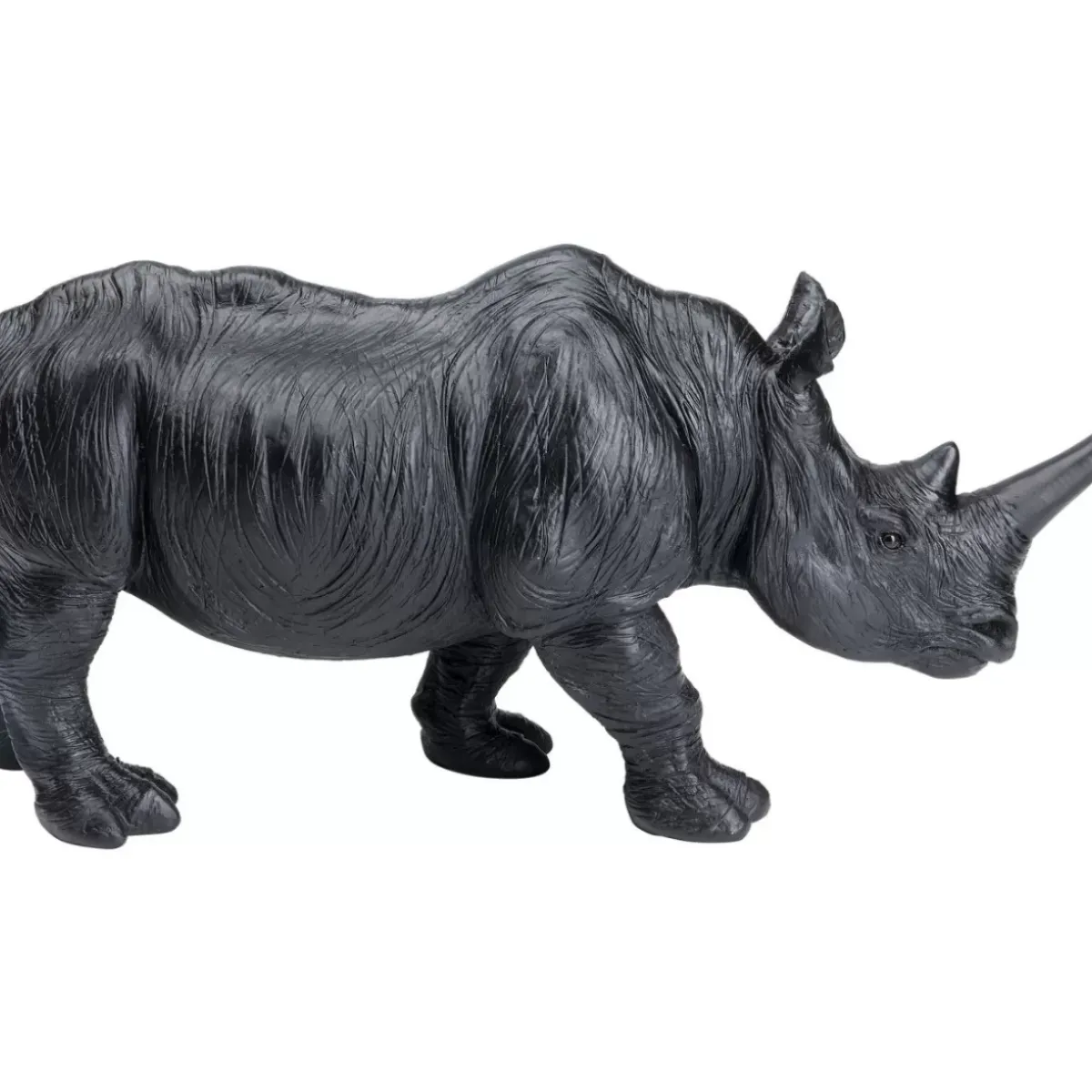 KARE Design Deko Figur Walking Rhino Schwarz- Deko & Geschenkartikel