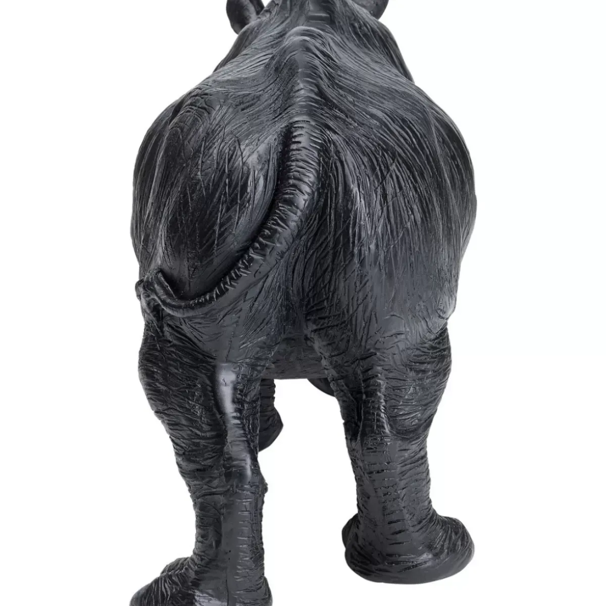 KARE Design Deko Figur Walking Rhino Schwarz- Deko & Geschenkartikel