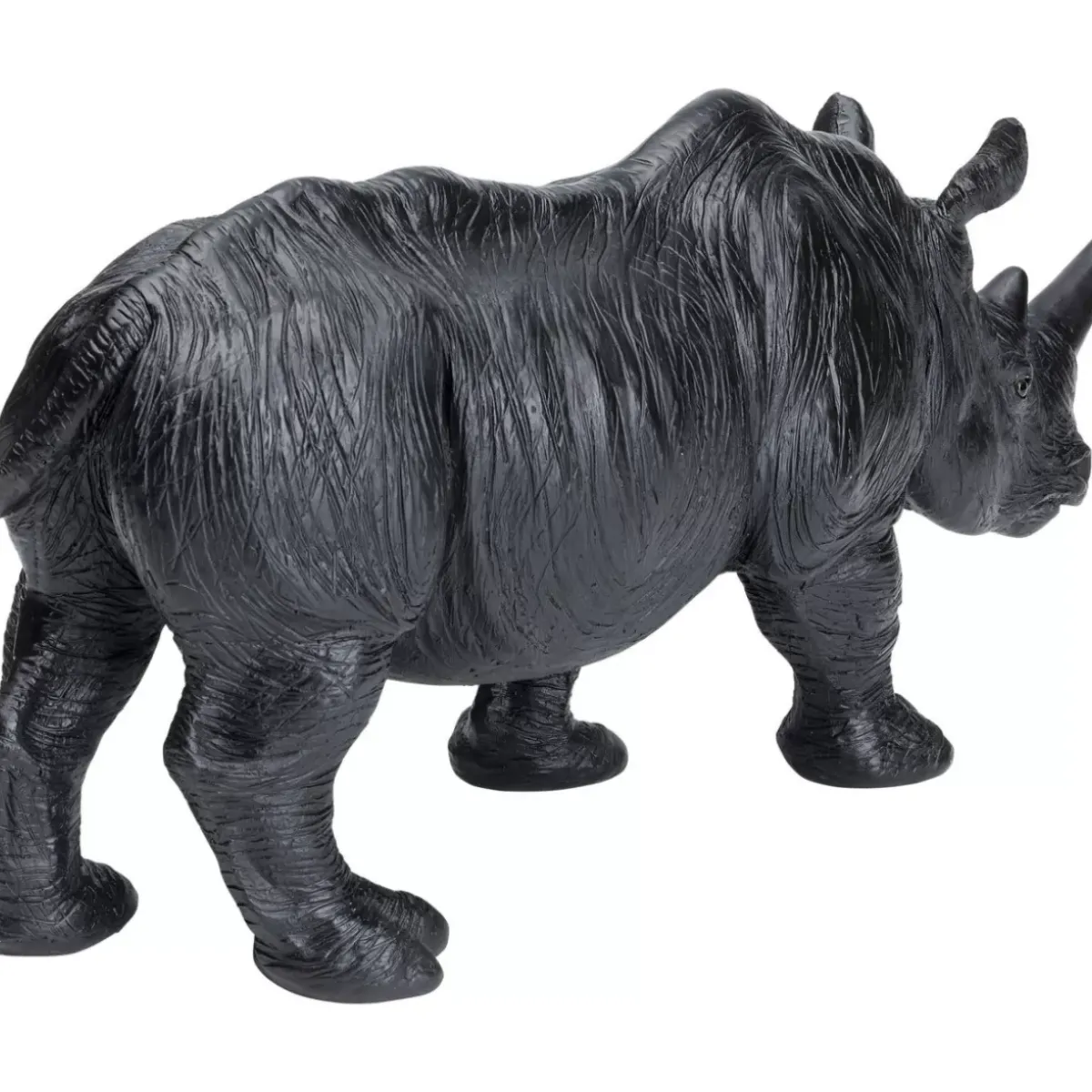 KARE Design Deko Figur Walking Rhino Schwarz- Deko & Geschenkartikel