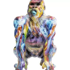 KARE Design Deko Figur Watching Gorilla Bunt- Deko & Geschenkartikel