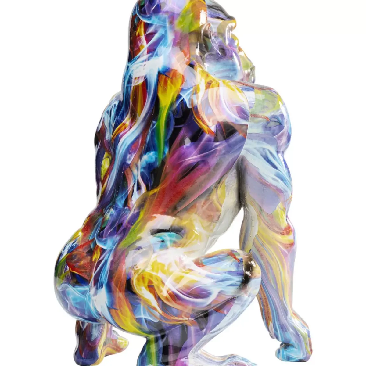 KARE Design Deko Figur Watching Gorilla Bunt- Deko & Geschenkartikel