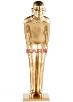 KARE Design Deko Figur Welcome Guests Gold Xl- Deko & Geschenkartikel