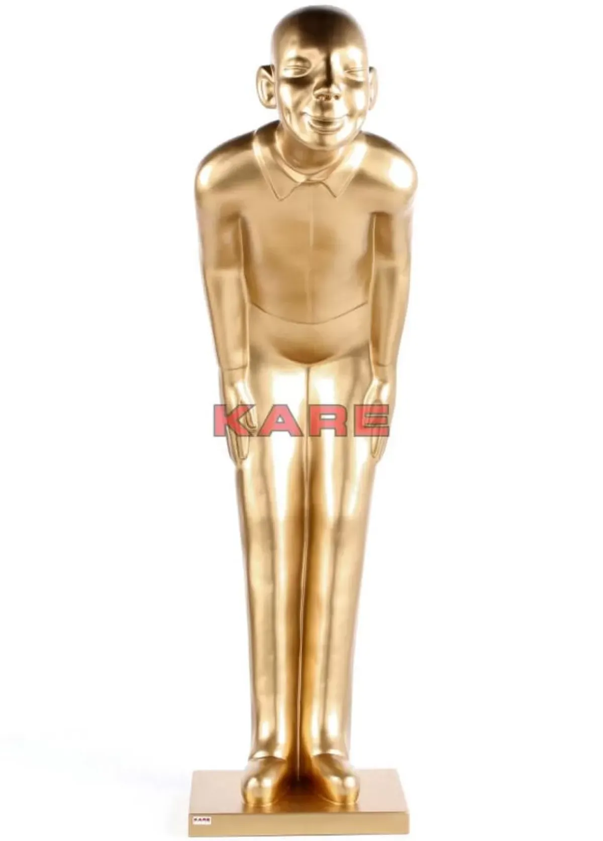 KARE Design Deko Figur Welcome Guests Gold Xl- Deko & Geschenkartikel