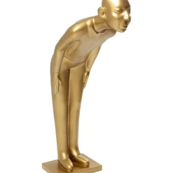 KARE Design Deko Figur Welcome Guests Gold Xl- Deko & Geschenkartikel