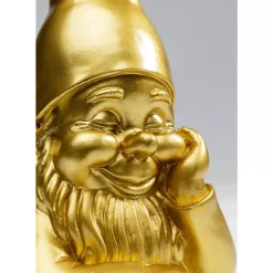 KARE Design Deko Figur Zwerg Gold 21Cm- Deko & Geschenkartikel