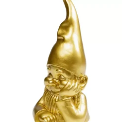 KARE Design Deko Figur Zwerg Gold 21Cm- Deko & Geschenkartikel