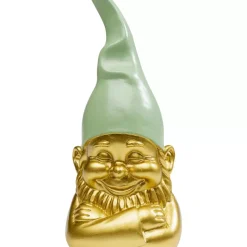 KARE Design Deko Figur Zwerg Gold Grun 21Cm- Deko & Geschenkartikel