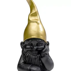 KARE Design Deko Figur Zwerg Schwarz 21Cm- Deko & Geschenkartikel
