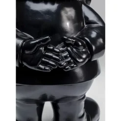 KARE Design Deko Figur Zwerg Standing Schwarz Gold 61Cm- Deko & Geschenkartikel