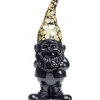KARE Design Deko Figur Zwerg Standing Schwarz Gold 46Cm- Deko & Geschenkartikel
