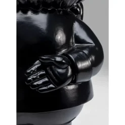 KARE Design Deko Figur Zwerg Standing Schwarz Gold 46Cm- Deko & Geschenkartikel