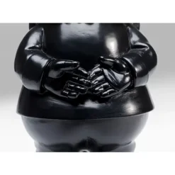 KARE Design Deko Figur Zwerg Standing Schwarz Gold 30Cm- Deko & Geschenkartikel