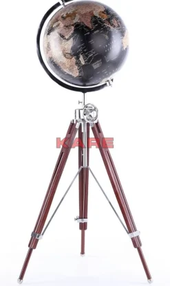 KARE Design Deko Globus Earth Schwarz- Deko & Geschenkartikel