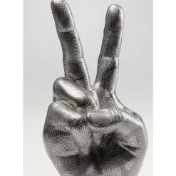 KARE Design Deko Hand Victory Grau- Deko & Geschenkartikel