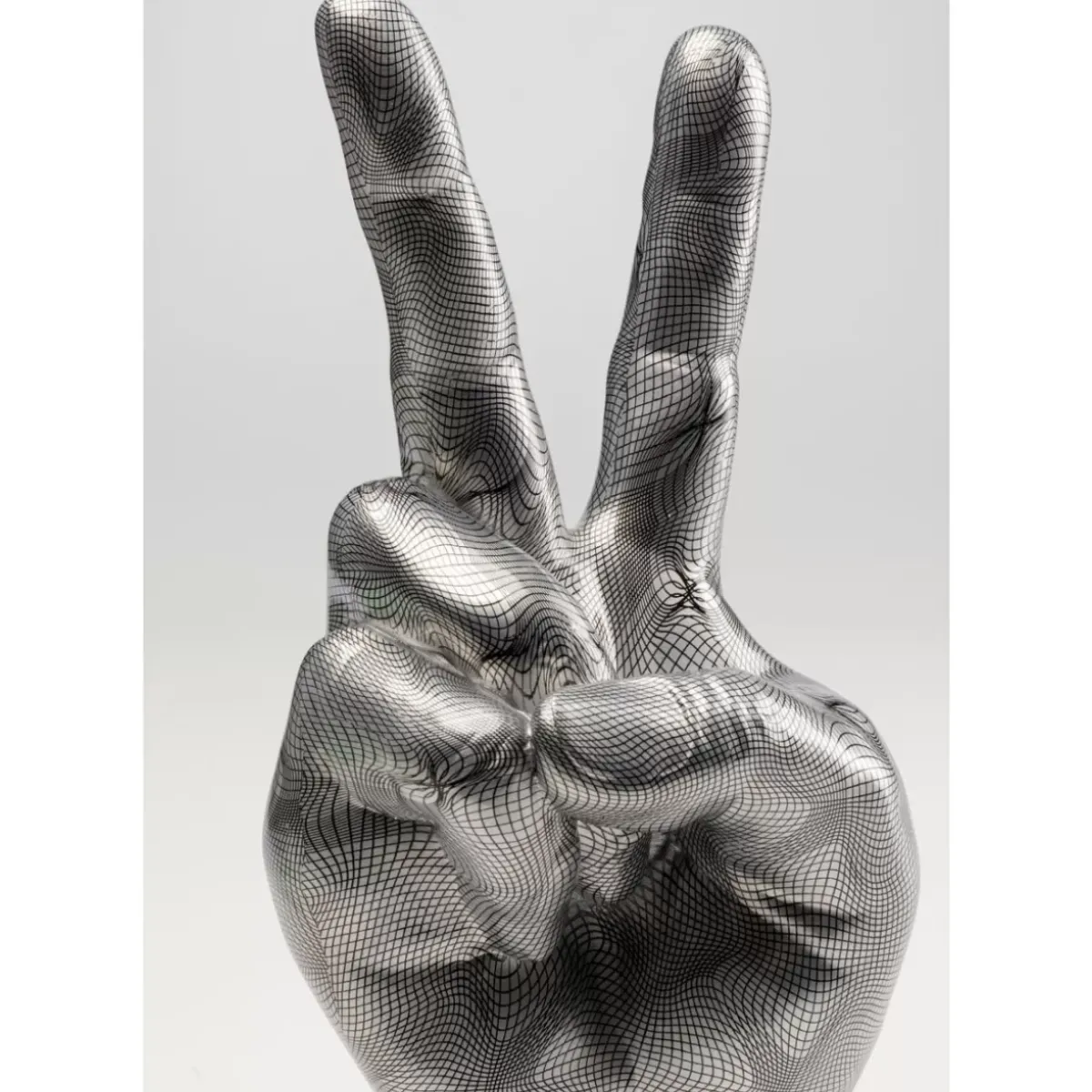 KARE Design Deko Hand Victory Grau- Deko & Geschenkartikel