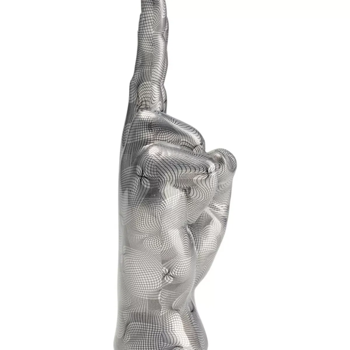 KARE Design Deko Hand Victory Grau- Deko & Geschenkartikel