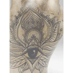 KARE Design Deko Hand Victory Tattoo Eye 36Cm- Deko & Geschenkartikel