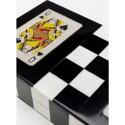 KARE Design Deko Karten Box Gamble (4/Tlg.)- Deko & Geschenkartikel