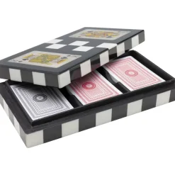 KARE Design Deko Karten Box Gamble (4/Tlg.)- Deko & Geschenkartikel