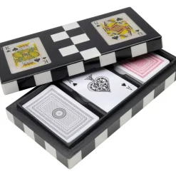 KARE Design Deko Karten Box Gamble (4/Tlg.)- Deko & Geschenkartikel