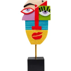 KARE Design Deko Objekt Abstract Face Multicolour 52Cm- Deko & Geschenkartikel