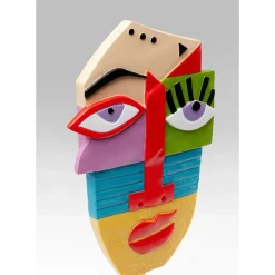 KARE Design Deko Objekt Abstract Face Multicolour 52Cm- Deko & Geschenkartikel