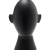 KARE Design Deko Objekt Abstract Face Schwarz 34Cm- Deko & Geschenkartikel