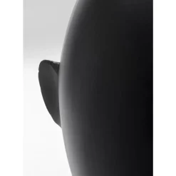 KARE Design Deko Objekt Abstract Face Schwarz 34Cm- Deko & Geschenkartikel