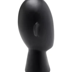 KARE Design Deko Objekt Abstract Face Schwarz 34Cm- Deko & Geschenkartikel