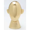 KARE Design Deko Objekt Abstract Face Gold 28Cm- Deko & Geschenkartikel
