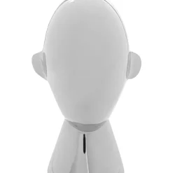 KARE Design Deko Objekt Abstract Face Silber 22Cm- Deko & Geschenkartikel