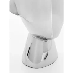 KARE Design Deko Objekt Abstract Face Silber 22Cm- Deko & Geschenkartikel