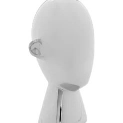 KARE Design Deko Objekt Abstract Face Silber 22Cm- Deko & Geschenkartikel