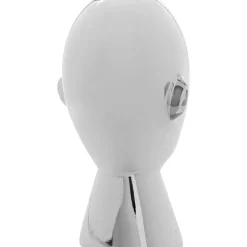 KARE Design Deko Objekt Abstract Face Silber 22Cm- Deko & Geschenkartikel