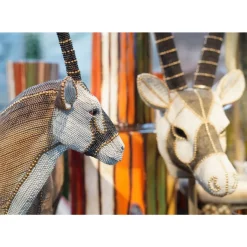 KARE Design Deko Objekt Antelope Head Pearls 79- Deko & Geschenkartikel